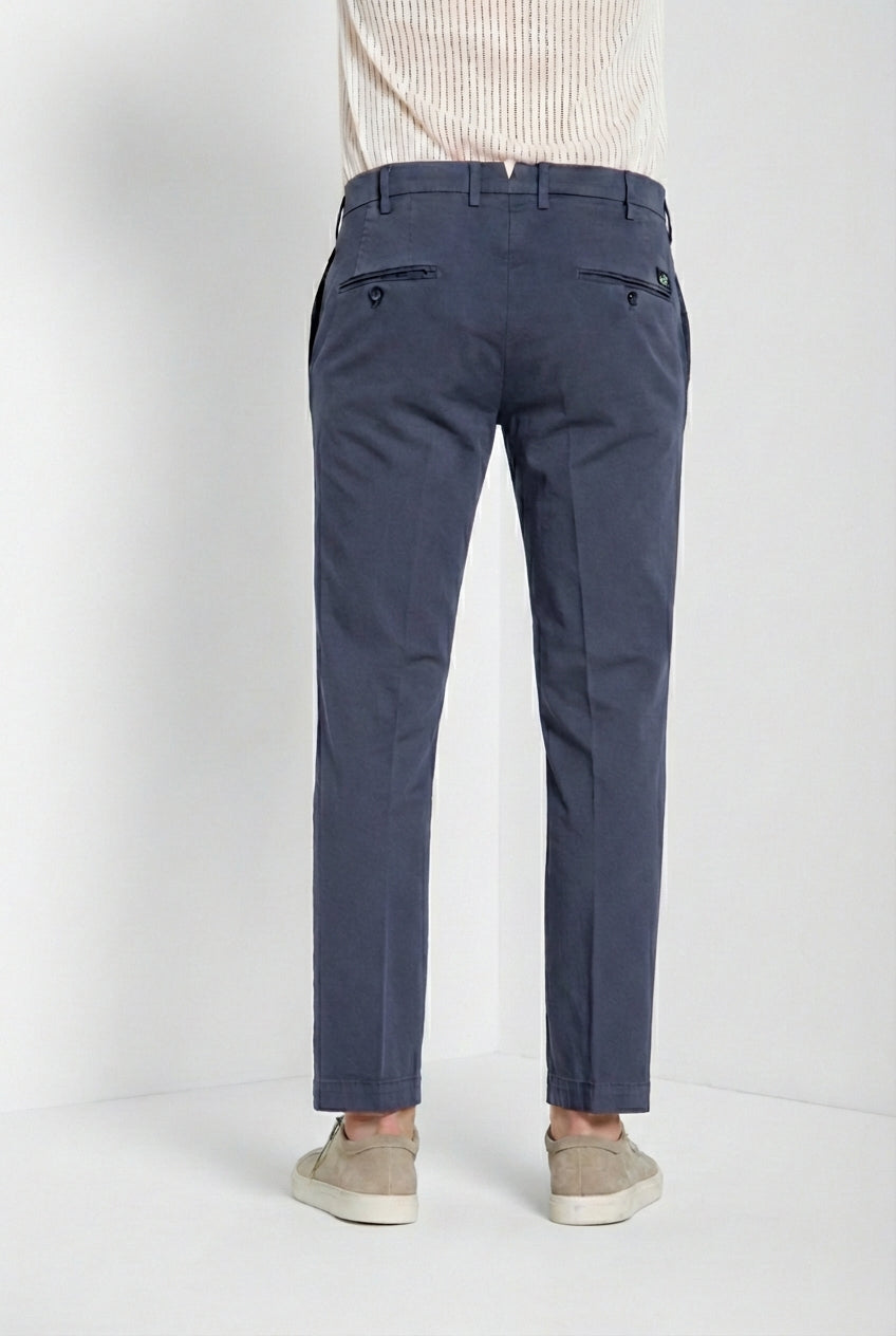 New York Herren Chinohose aus Stretch-Gabardine regular fit ①