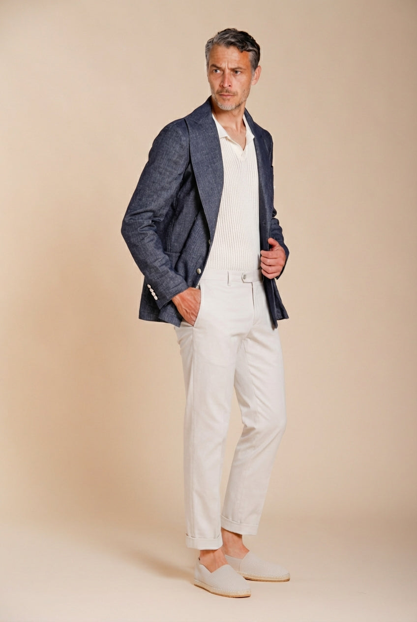 New York Herren Chinohose aus Stretch-Gabardine regular fit ①