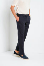 New York Herren Chinohose aus Stretch-Gabardine regular fit ①