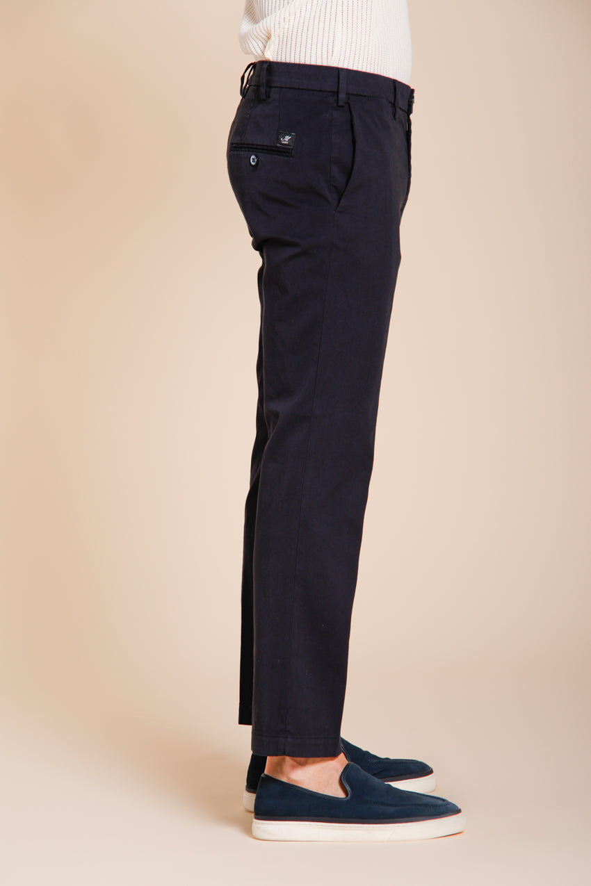 New York pantalone chino uomo in gabardina stretch regular fit ①