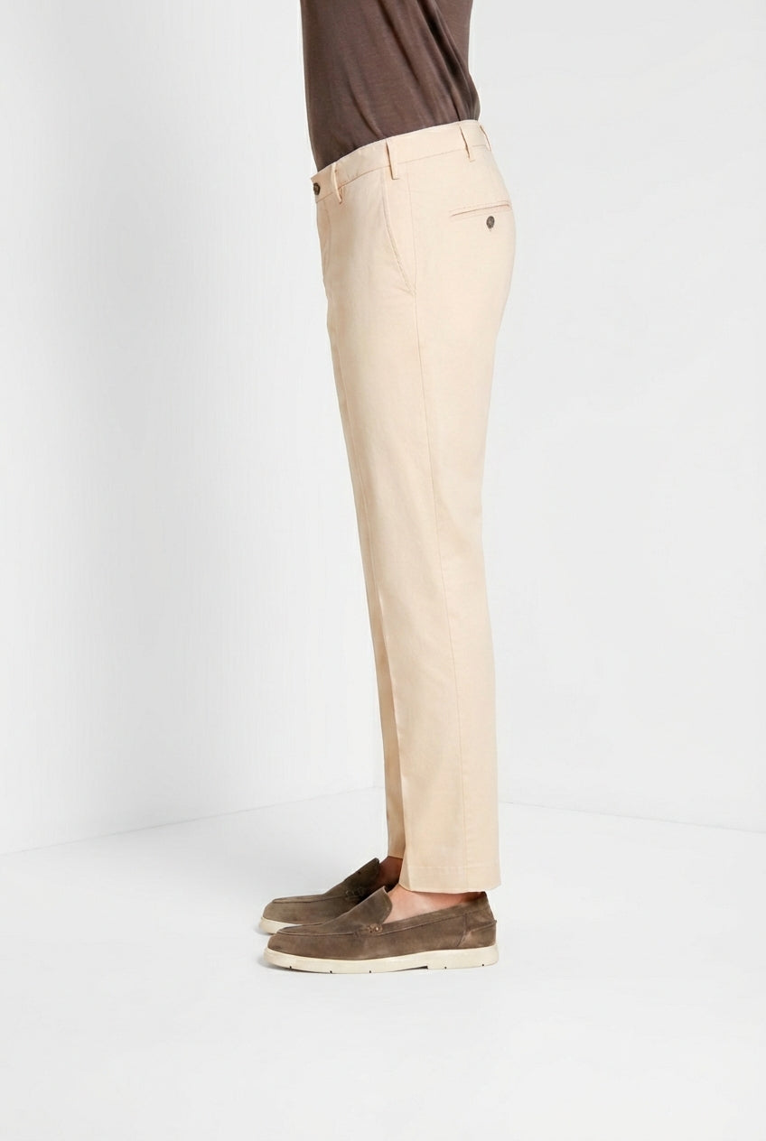 New York Herren Chinohose aus Stretch Gabardine regular fit ①