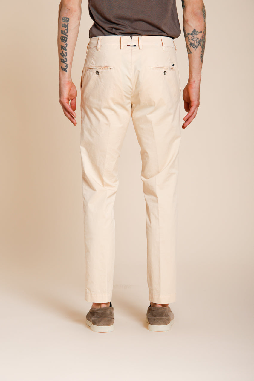 New York pantalone chino uomo in gabardina stretch regular fit ①