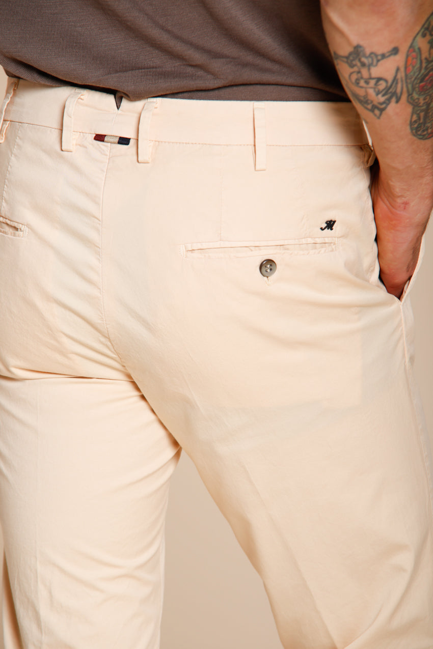 New York pantalone chino uomo in gabardina stretch regular fit ①