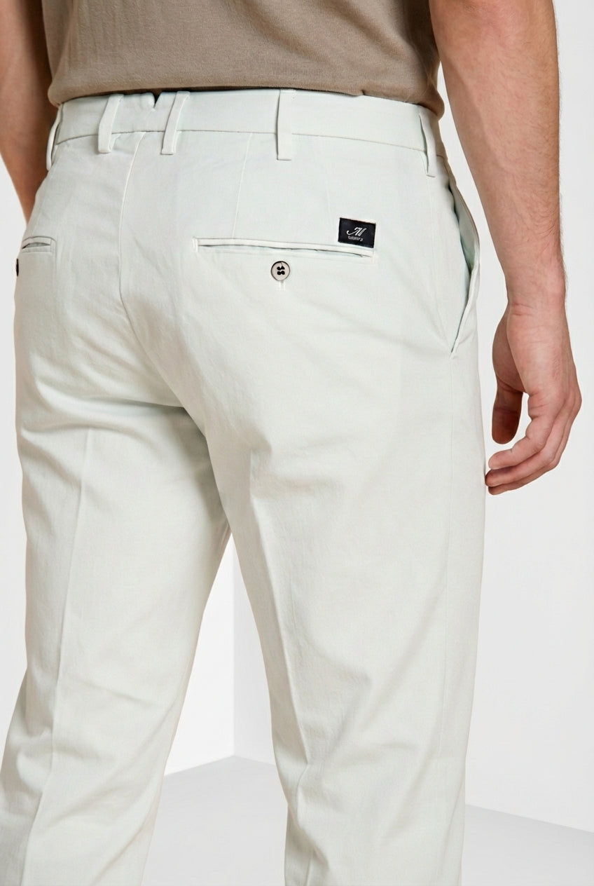 New York Herren Chinohose aus Stretch-Gabardine regular fit ①