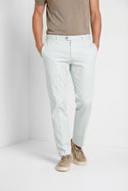 New York Herren Chinohose aus Stretch-Gabardine regular fit ①