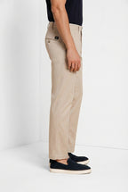 New York Herren Chino Hose aus Stretch-Gabardine regular fit ①