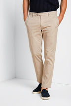 New York Herren Chino Hose aus Stretch-Gabardine regular fit ①