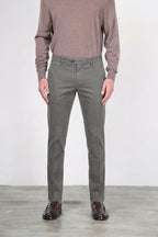 New York pantalone chino uomo in gabardina stretch regular fit ①