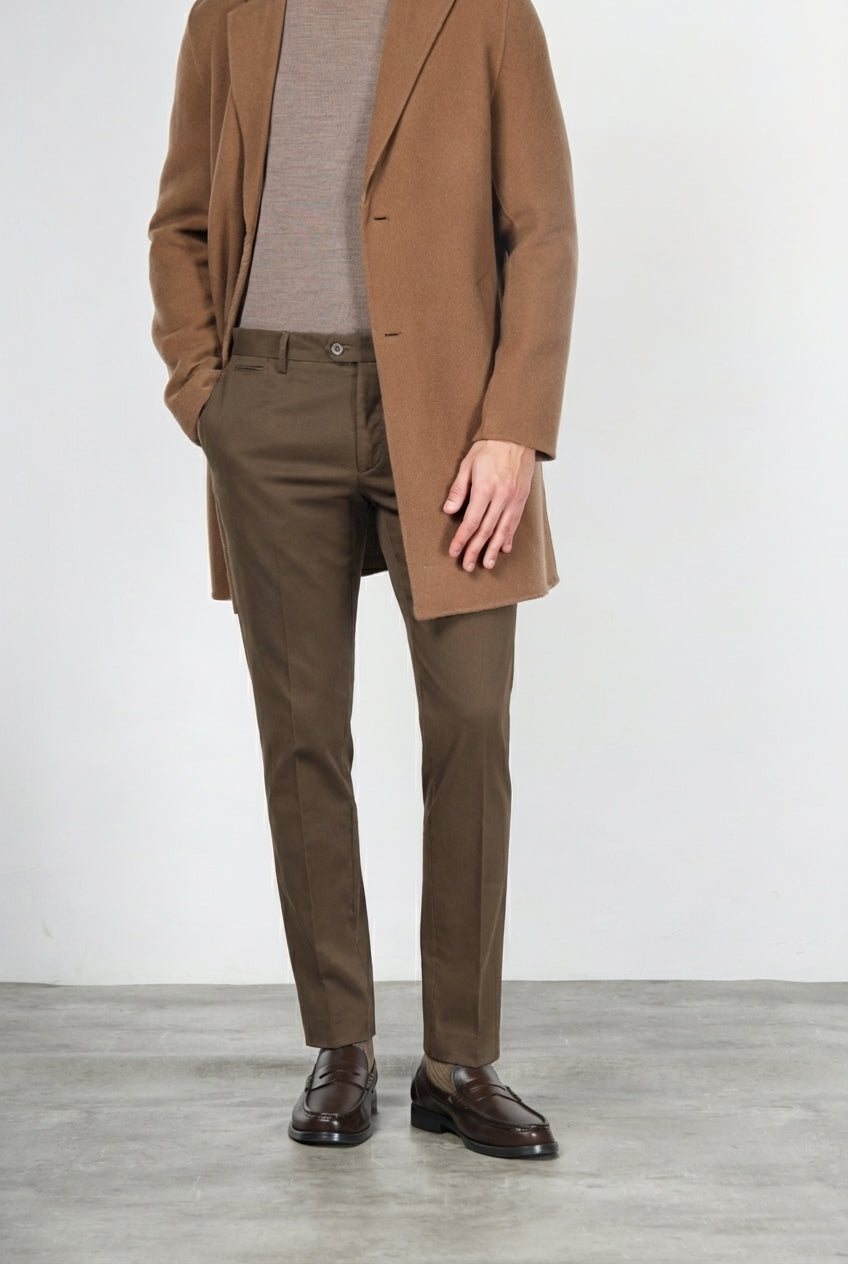 New York Chino-Hose Herren aus Stretch-Gabardine, Regular Fit