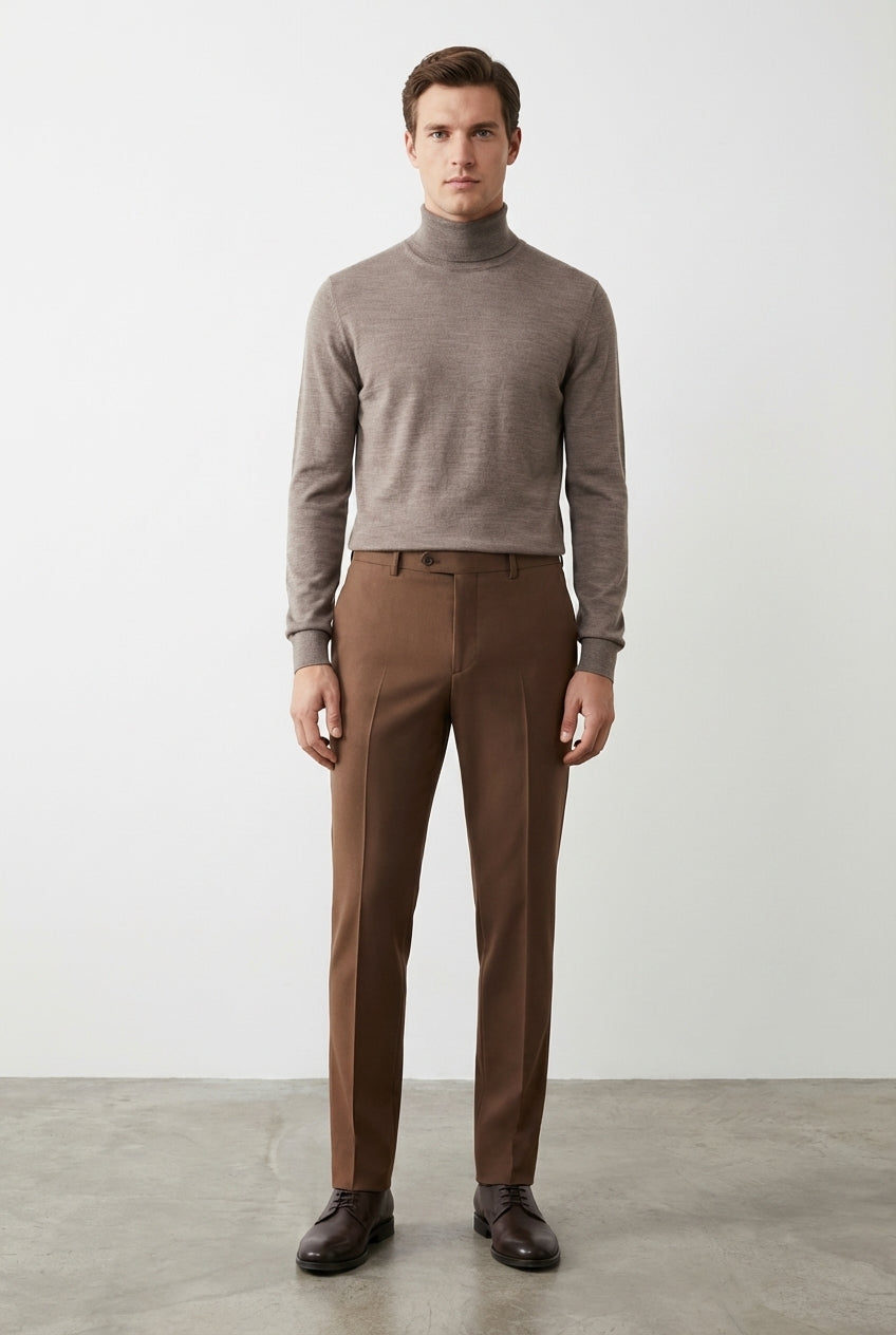 New York Chino-Hose Herren aus Stretch-Gabardine, Regular Fit