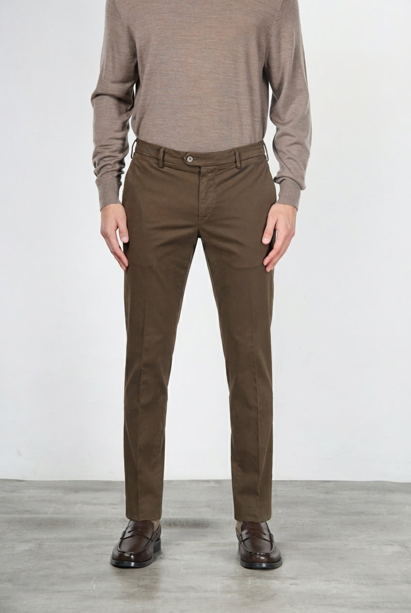 New York Chino-Hose Herren aus Stretch-Gabardine, Regular Fit
