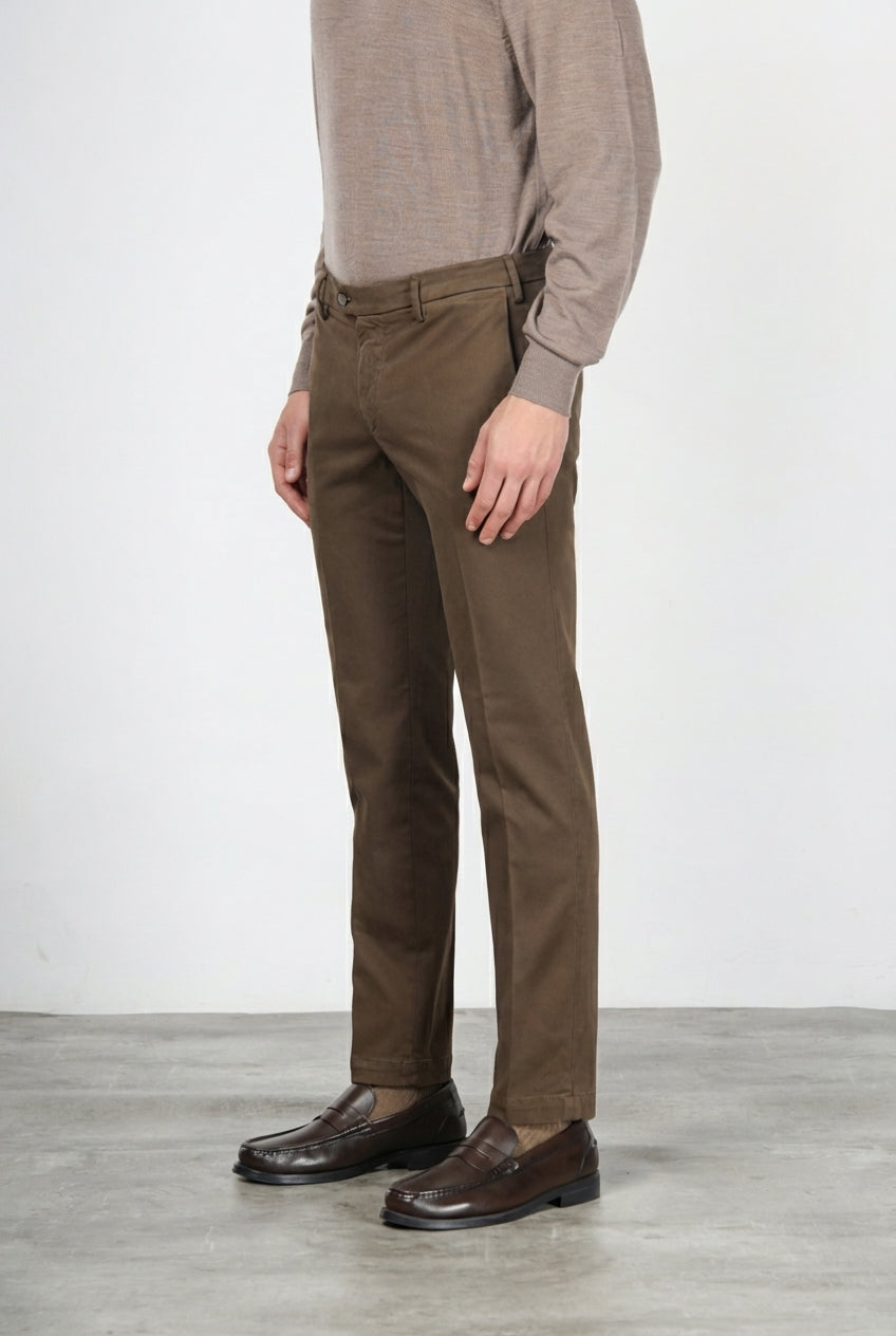 New York Chino-Hose Herren aus Stretch-Gabardine, Regular Fit