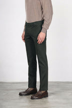 New York pantalone chino uomo in gabardina stretch regular fit ①
