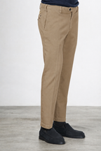 New York Chinohose für Herren aus Baumwoll- und Cashmere-Twill mit regular fit