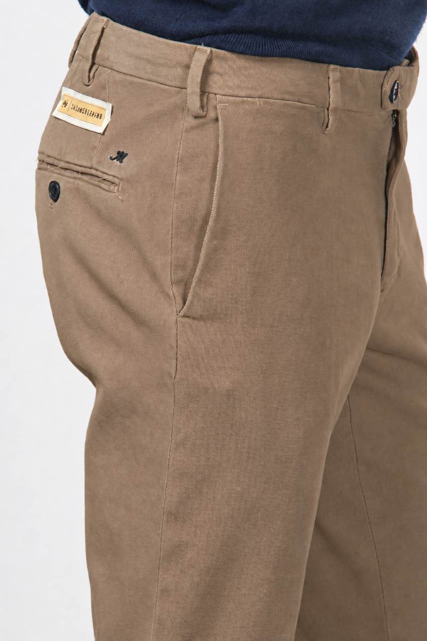 New York Chinohose für Herren aus Baumwoll- und Cashmere-Twill mit regular fit