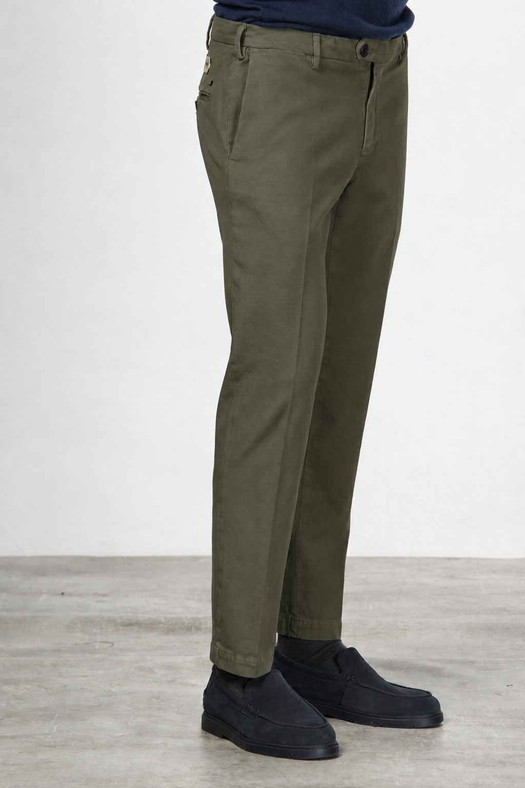 New York Chinohose für Herren aus Baumwoll- und Cashmere-Twill mit regular fit