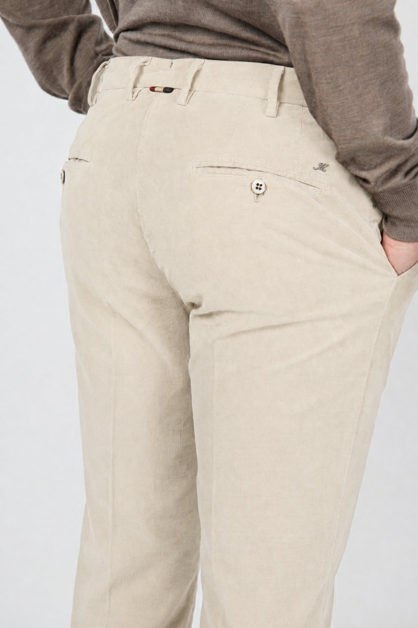 New York pantalone chino uomo in velluto 2000 righe stretch regular fit ①