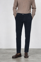 New York pantalone chino uomo in velluto 2000 righe stretch regular fit ①
