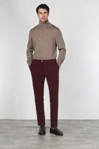 New York pantalone chino uomo in velluto 2000 righe stretch regular fit ①