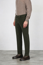 New York pantalone chino uomo in velluto 2000 righe stretch regular fit ①
