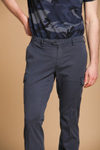 New York Cargo pantalone cargo uomo in twill di cotone e lyocell regular fit