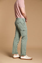 New York Cargo pantalone cargo uomo in twill di cotone e lyocell regular fit