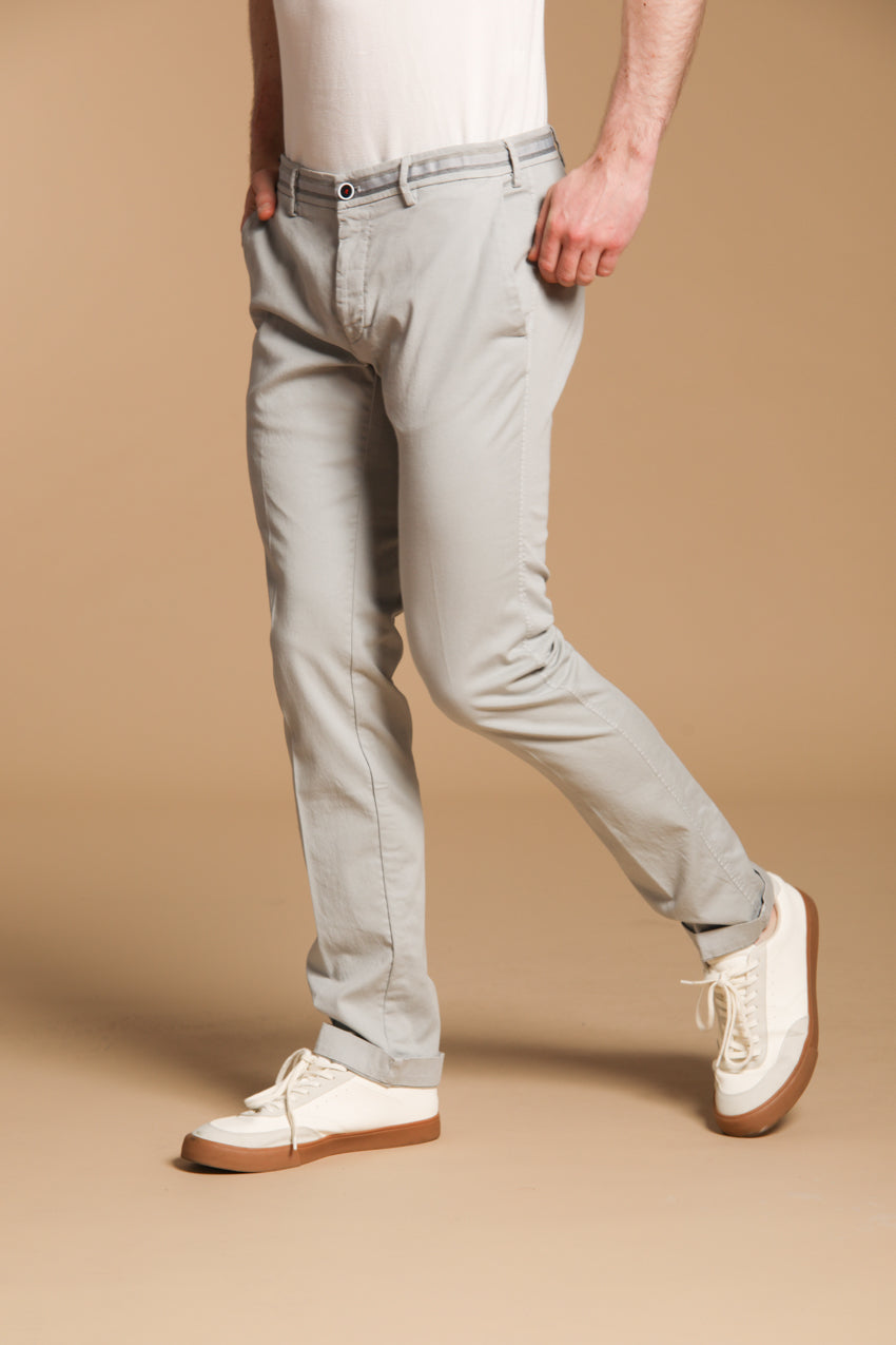 New York Summer pantalone chino uomo in twill di cotone regular fit