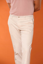 New York University pantalone chino uomo in cotone pima regular fit