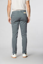 New York Time 2 Pinces pantalone chino uomo in cotone lana regular fit