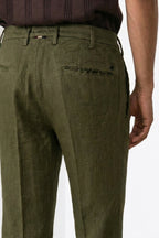 New York Icon Flex Hose Chino Herren aus Leinen- und Baumwolltwill regular fit