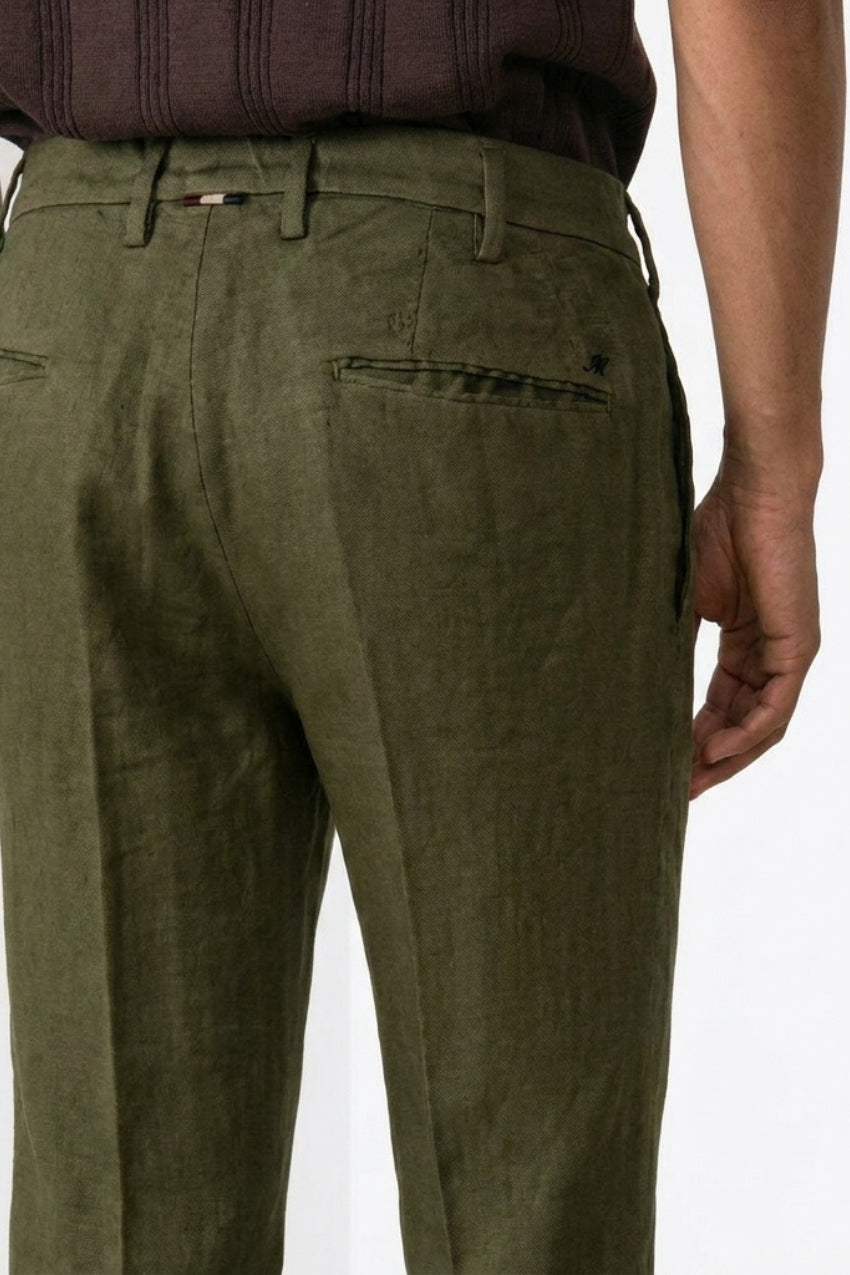 New York Icon Flex Hose Chino Herren aus Leinen- und Baumwolltwill regular fit