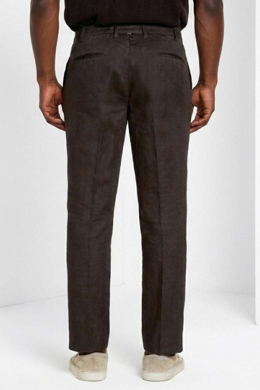 New York Icon Flex Hose Chino Herren aus Twill Leinen und Baumwolle regular fit