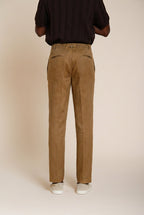 New York Icon Flex pantalone chino uomo in twill lino e cotone regular fit