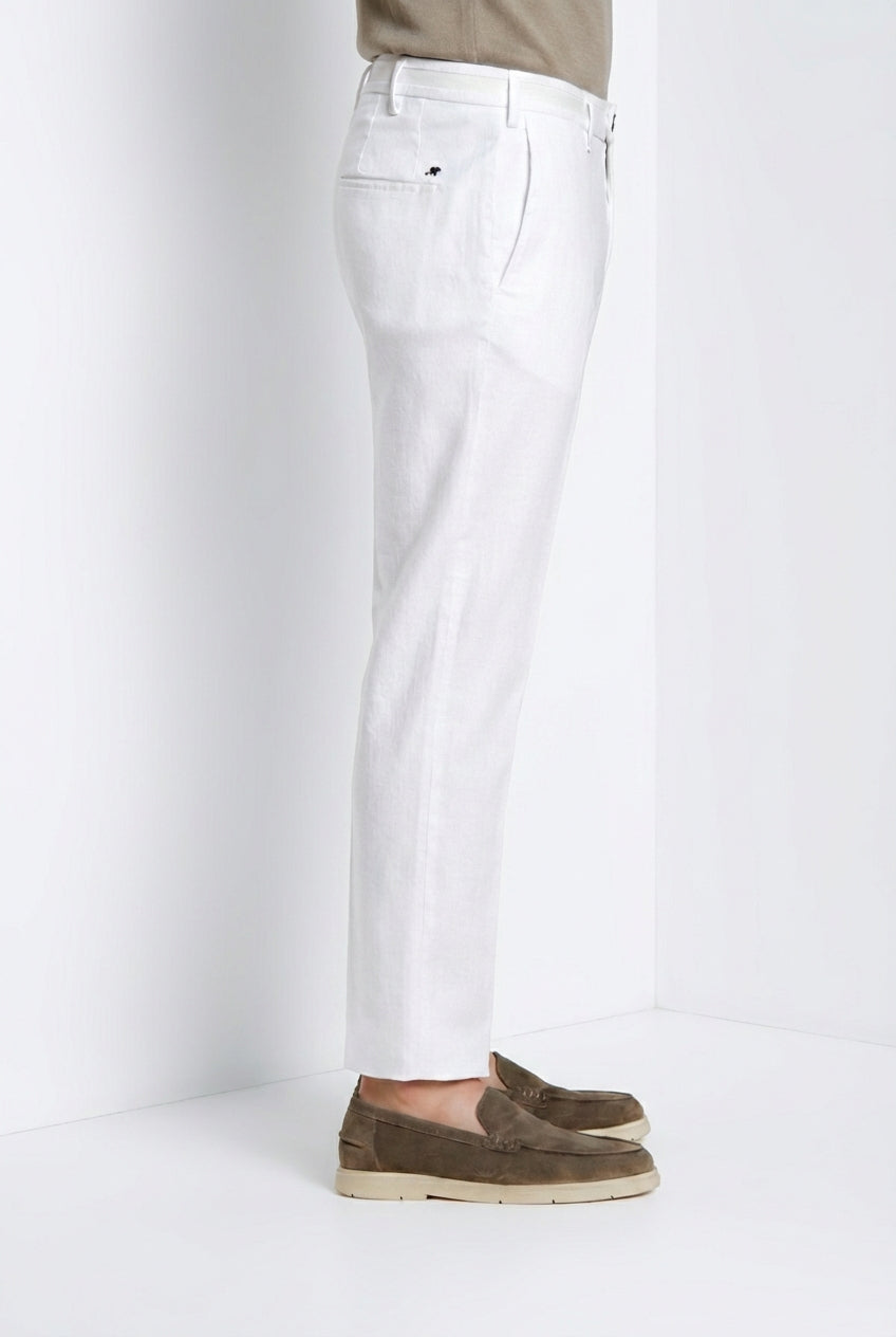 New York Cambridge pantalone chino uomo in twill regular fit