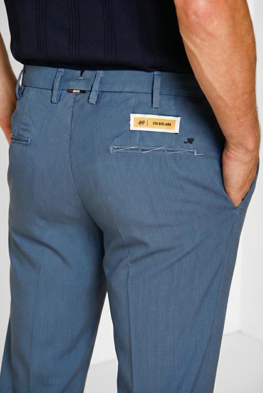 New York Hose Chino Herren aus Wolltwill regular fit