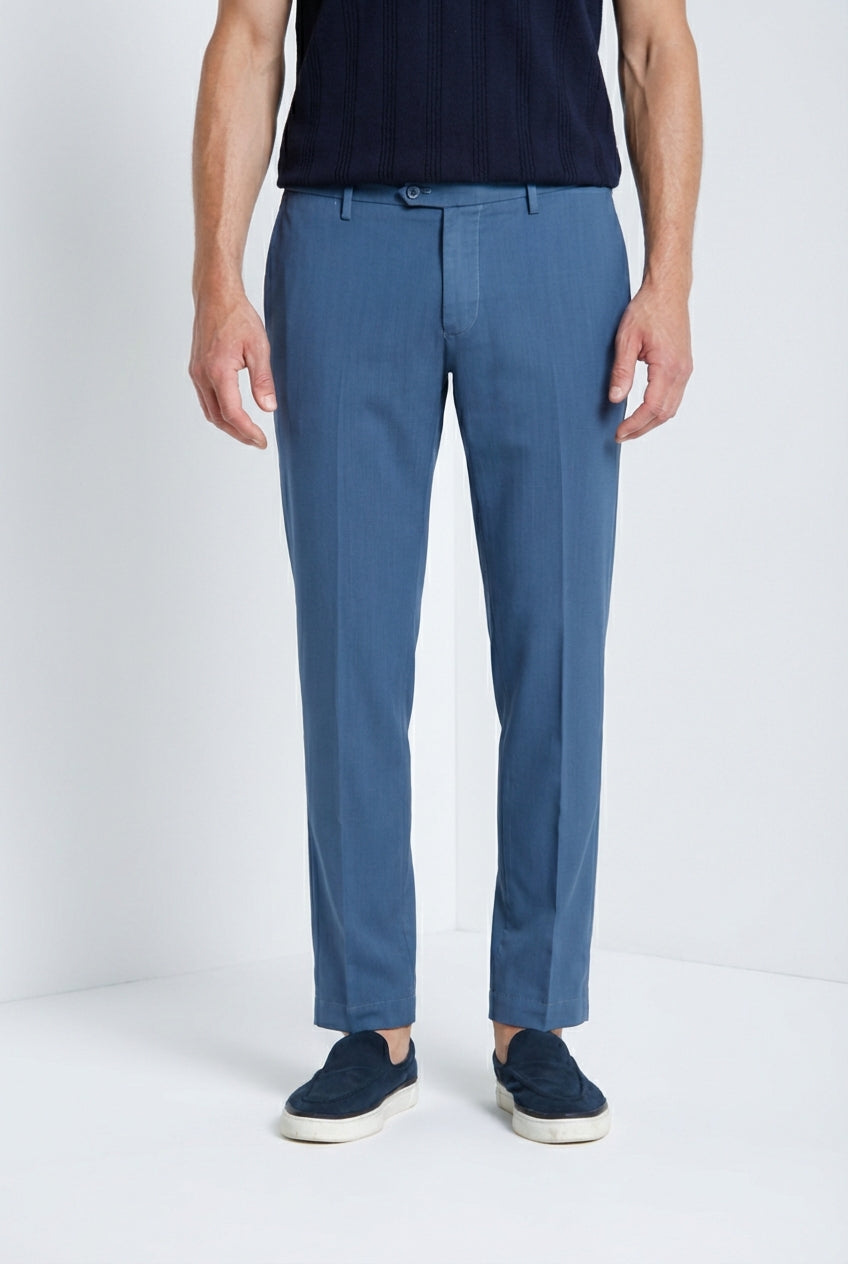 New York Hose Chino Herren aus Wolltwill regular fit