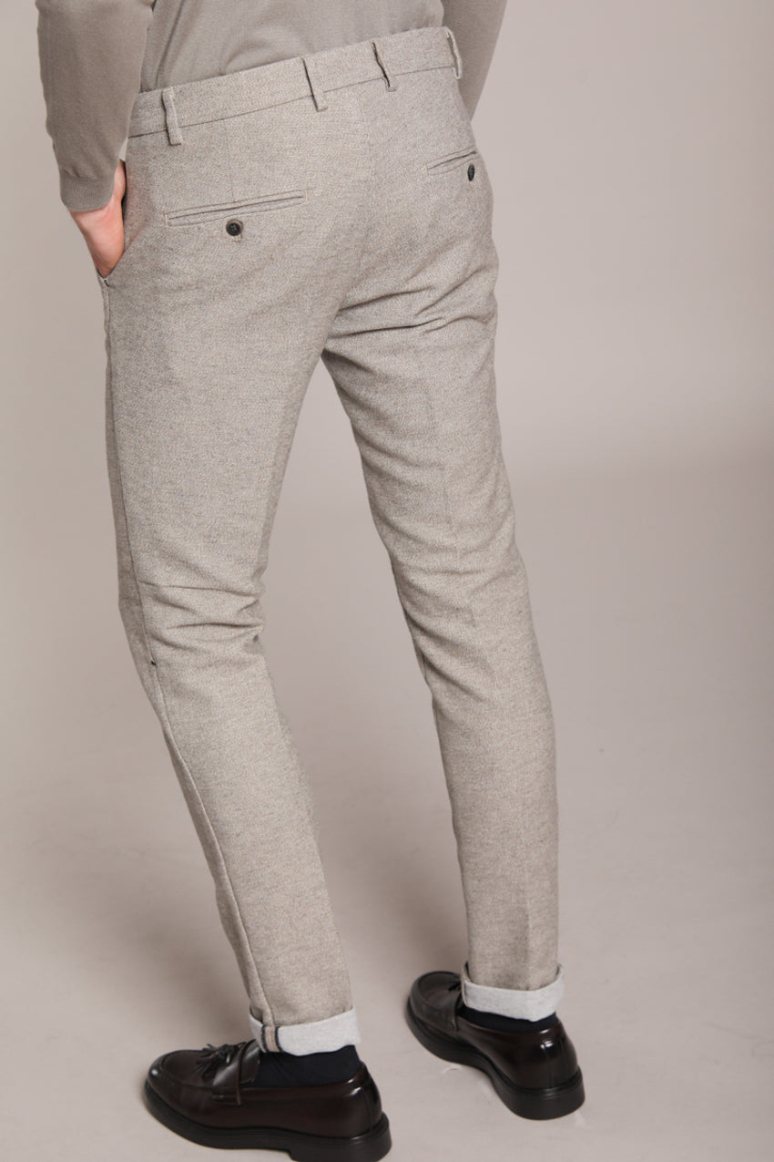 Torino pantalone chino uomo in finta lana slim fit