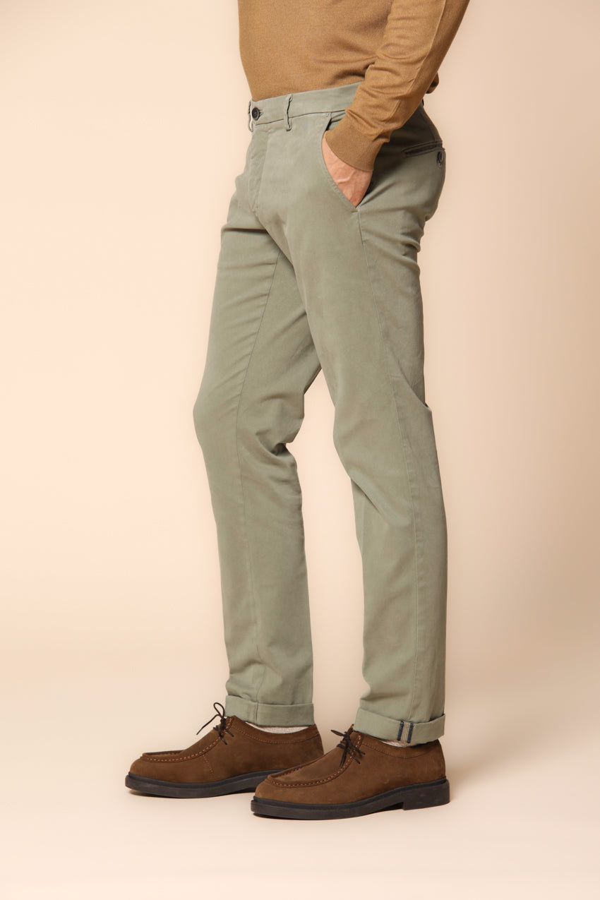 Milano Herren Chino Hose aus Gabardine Stretch extra slim Fit  ①