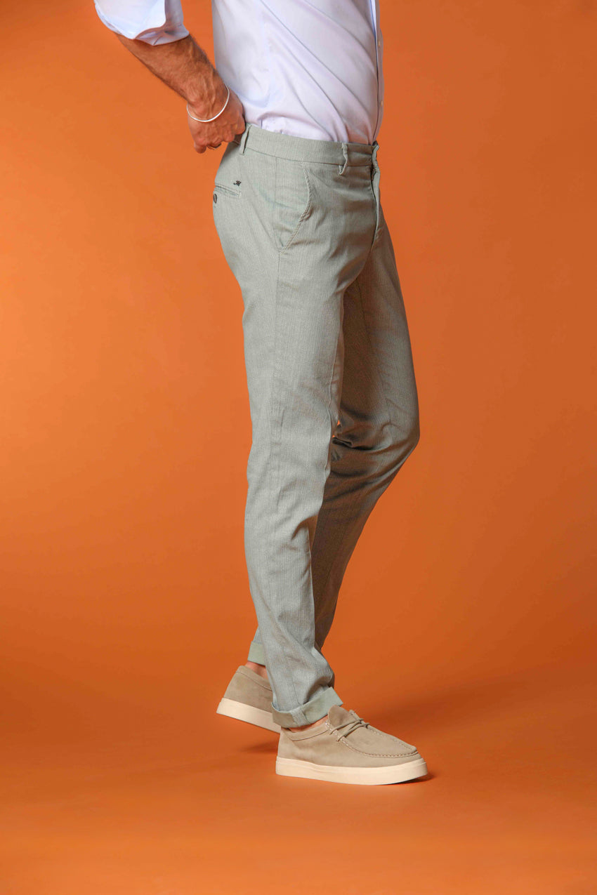 Milano Herren Chino-Hose in Resca Extra-Slim Fit