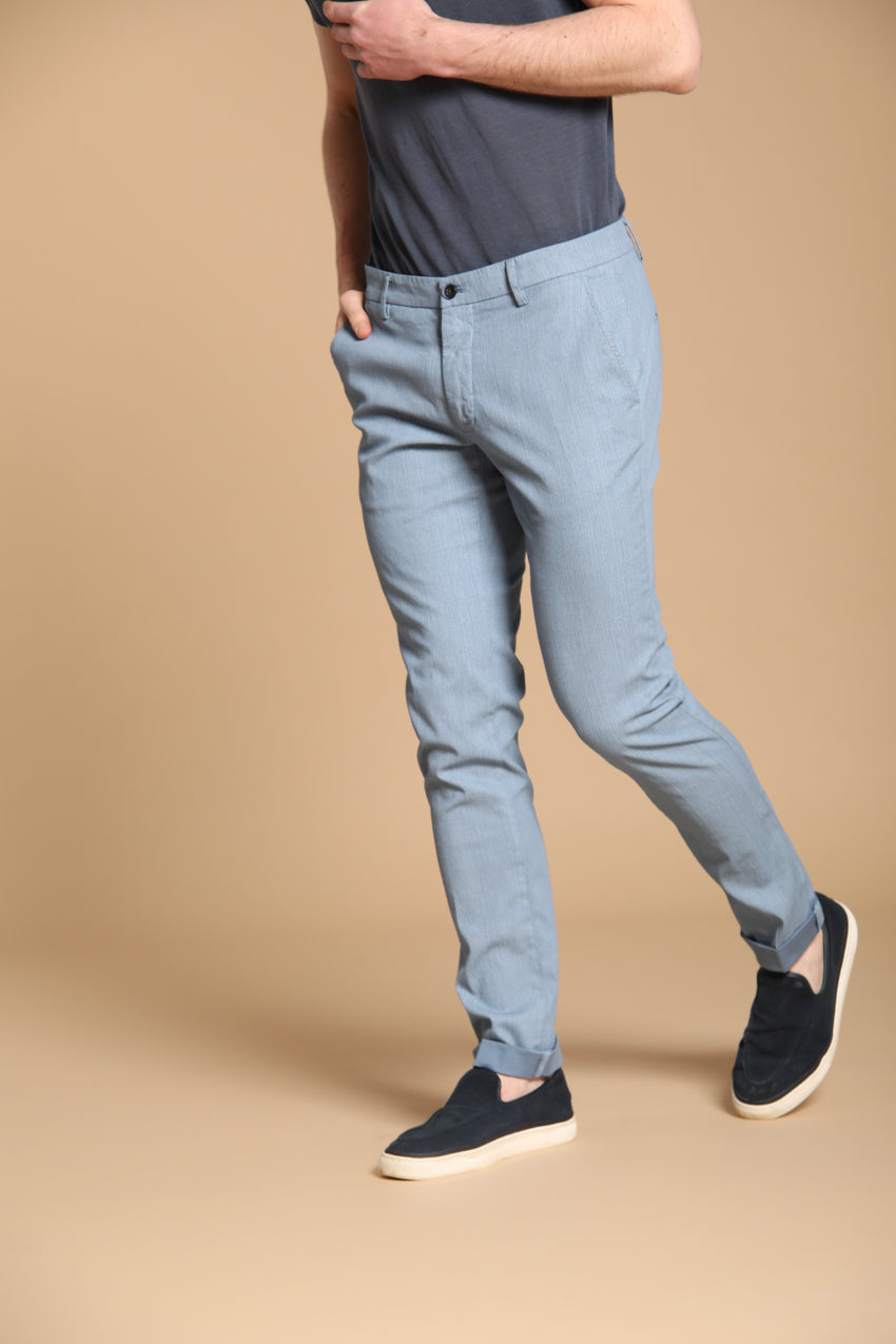 Milano Herren Chino-Hose in Resca Extra-Slim Fit