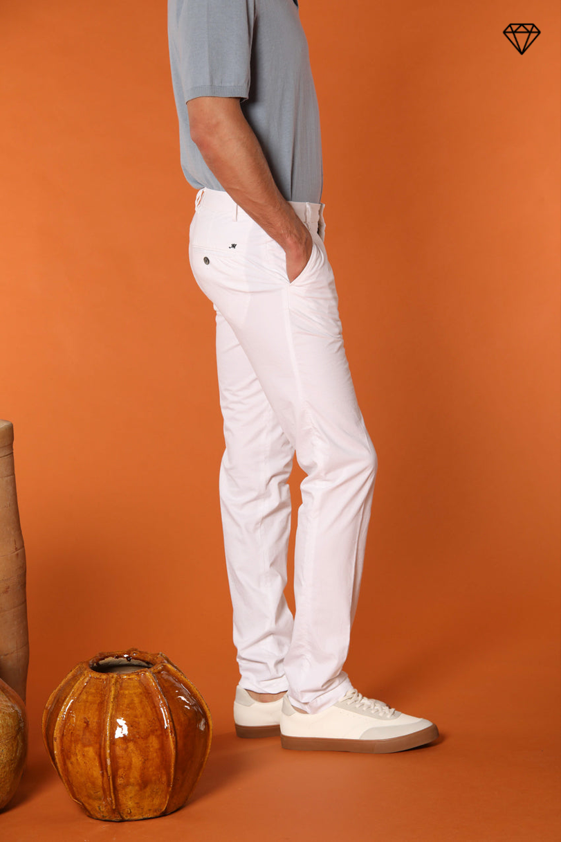 Milano Herren Chino Hose aus Pima-Baumwolle Extra Slim Fit ①