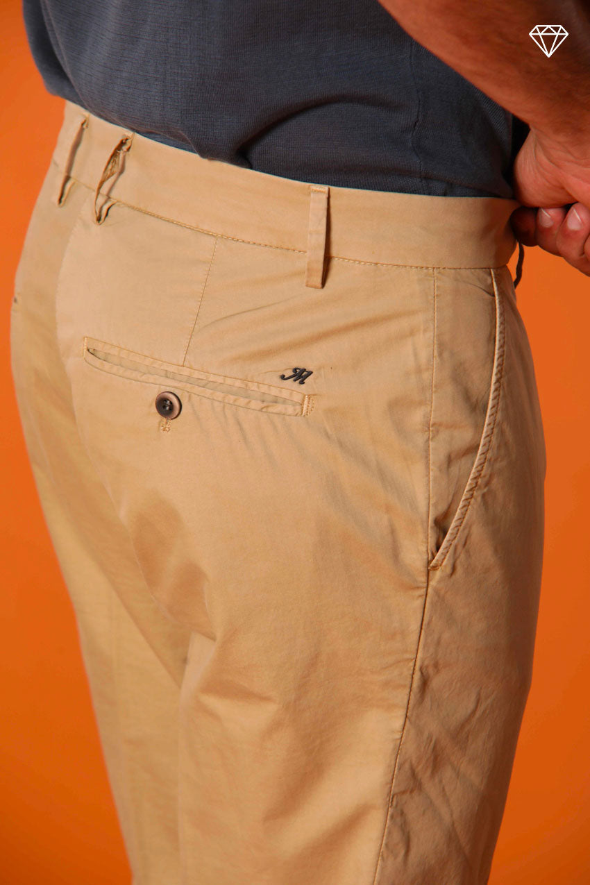 Milano Herren Chino Hose aus Pima-Baumwolle Extra Slim Fit ①