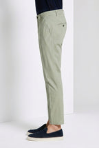 Milano pantalone chino uomo in gabardina stretch extra slim fit ①