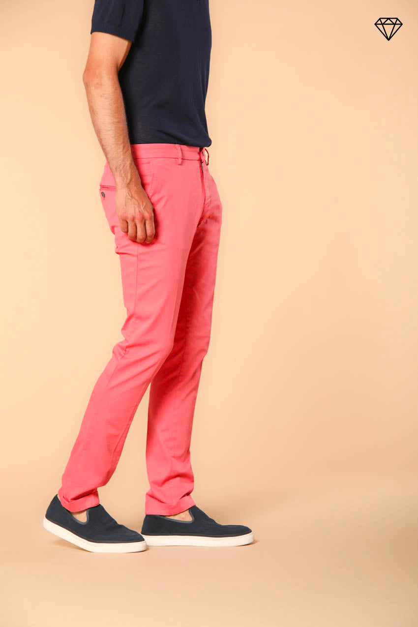 Milano Herren Chino Hose aus Pima-Baumwolle Extra Slim Fit ①