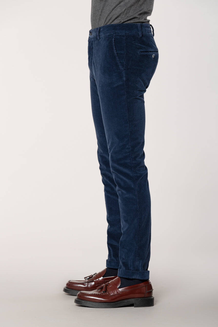 Milano Herren Chinohose aus 500-Linien-Velours extra slim fit