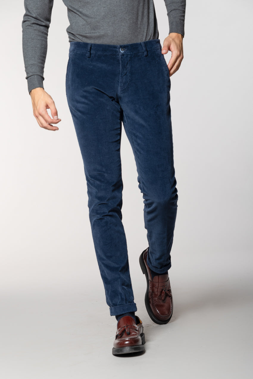 Milano Herren Chinohose aus 500-Linien-Velours extra slim fit