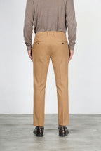 Milano pantalone chino uomo in gabardina stretch extra slim fit ①