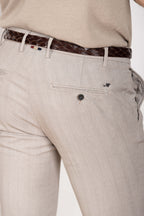 Milano pantalone chino uomo in resca extra slim fit