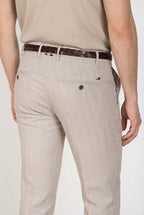 Milano pantalone chino uomo in resca extra slim fit