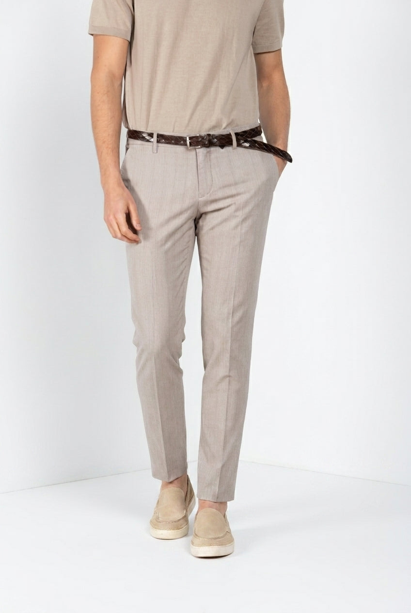 Milano pantalone chino uomo in resca extra slim fit